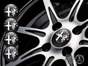 Alfa Romeo Raddekoration Stil Silikon-Badge-Upgrade